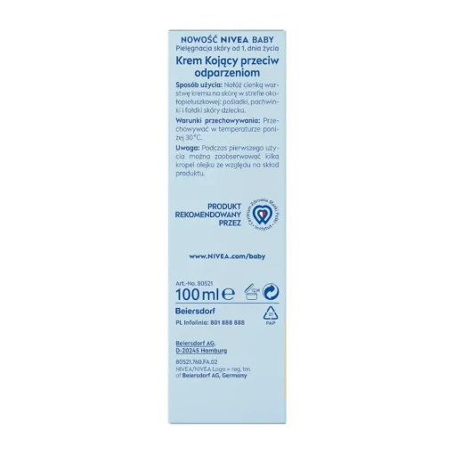 Baby krem kojący przeciw odparzeniom 100ml