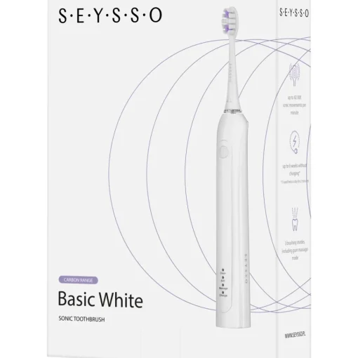 Basic White Szczoteczka soniczna z 3 programami pracy