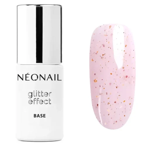 Baza hybrydowa Glitter Effect Base Pink Sparkle 7,2 ml