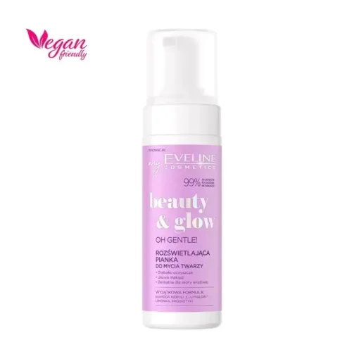 BEAUTY&GLOW Rozświetlająca pianka do mycia twarzy 150 ml