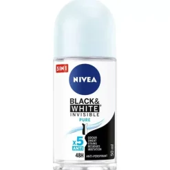 Black&White Invisible Pure antyperspirant w kulce 50ml