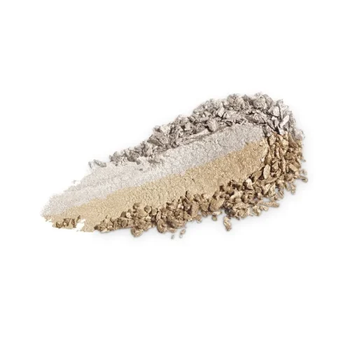 Bright Duo Eyeshadow podwójny cień do powiek 01 Metallic White/True Gold 2.5g