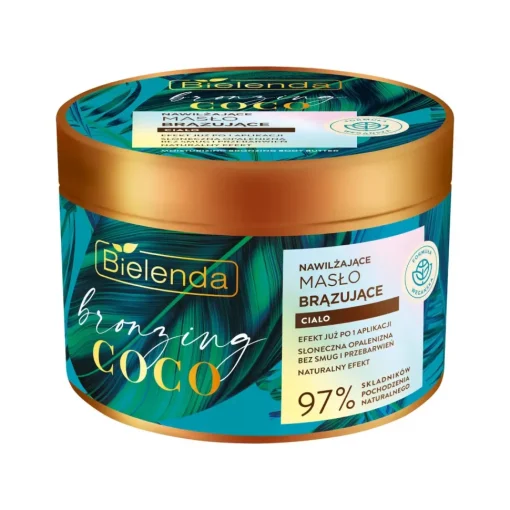 BRONZING COCO Nawilżające brązujące masło do ciała, 200 ml