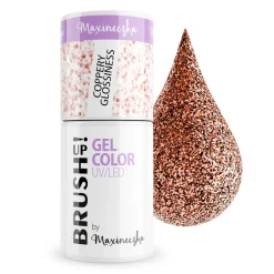 by Maxineczka Lakier hybrydowy do paznokci Color Gel UV LED: Coppery Glossiness 5g