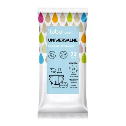 Clean Czyszczące Uniwersalne Ściereczki Antybakteryjne 72 sztuki