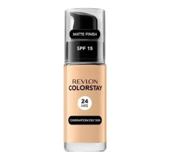 Colorstay Podkład SPF15 cera tłusta 135 Vanila - z pompką