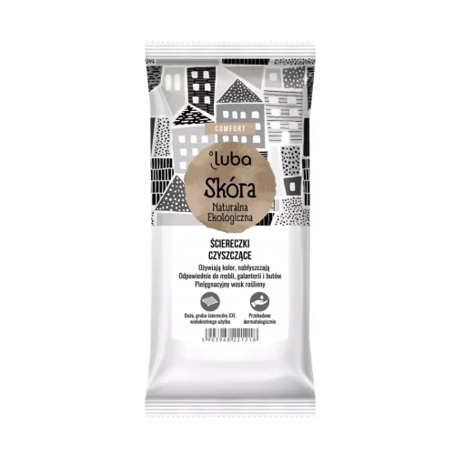 Comfort Czyszczące Ściereczki skóra naturalna ekologiczna 32 sztuki