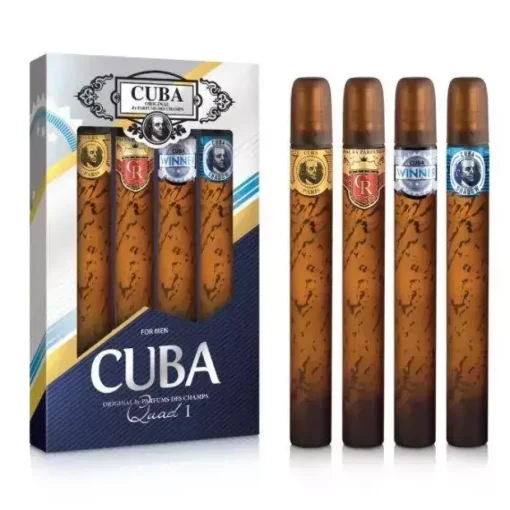 Cuba Quad For Men zestaw Gold woda toaletowa + Royal woda toaletowa + Winner woda toaletowa + Shadow woda toaletowa 4x35ml