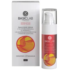 Emulsyjne serum z 1% Retinolu, 5% wit. C i 2% Komórkami Macierzystymi z Wąkrotki Azjatyckiej 30ml