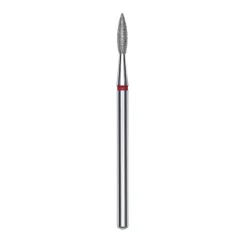 Frez diamentowy płomyk czerwony EXPERT średnica 2,1 mm / część pracująca 8 mm