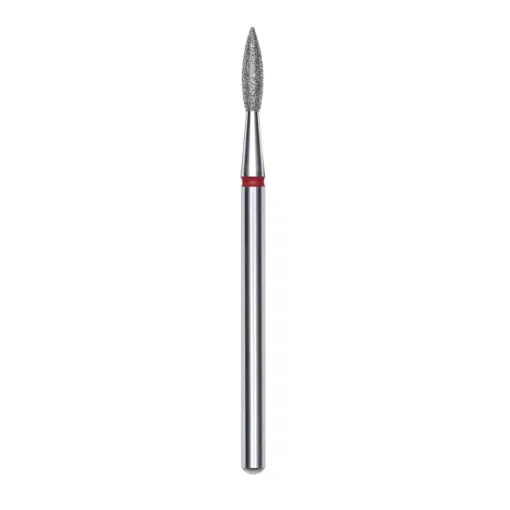 Frez diamentowy płomyk czerwony EXPERT średnica 2,1 mm / część pracująca 8 mm