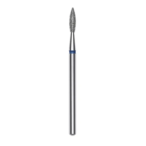 Frez diamentowy płomyk ostry niebieski EXPERT średnica 2,1 mm / część pracująca 8 mm