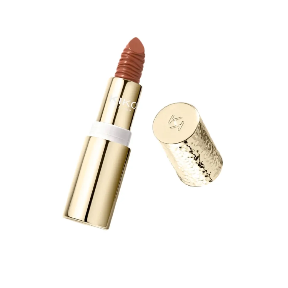 Gold Reflections Gleam & Care Lipstick SPF30 kremowa odżywcza pomadka do ust 04 Natural Nutmeg 3.5g