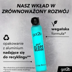 Got Gloss Shine Finish nabłyszczający spray do wykończenia fryzury 200ml
