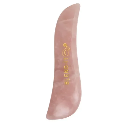 GUA SHA Rose Quartz Plate płytka do masażu twarzy CANINE
