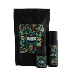 Inker - Tattoo Pack - Cleansing Foam + Tattoo Cream Zestaw