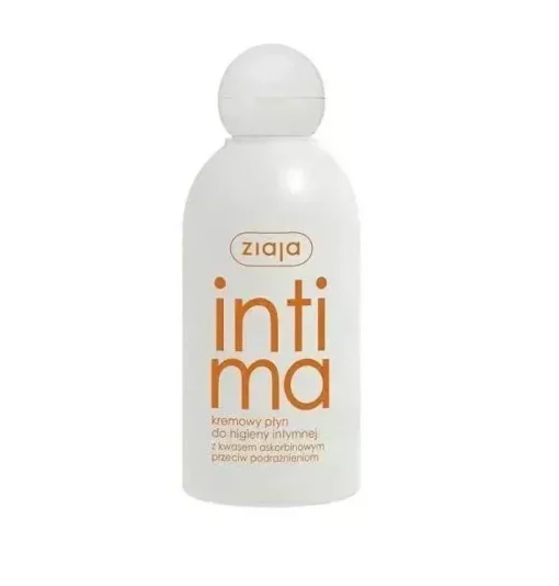 Intima płyn kremowy do higieny intymnej z kwasem askorbinowym przeciw podrażnieniom 200ml