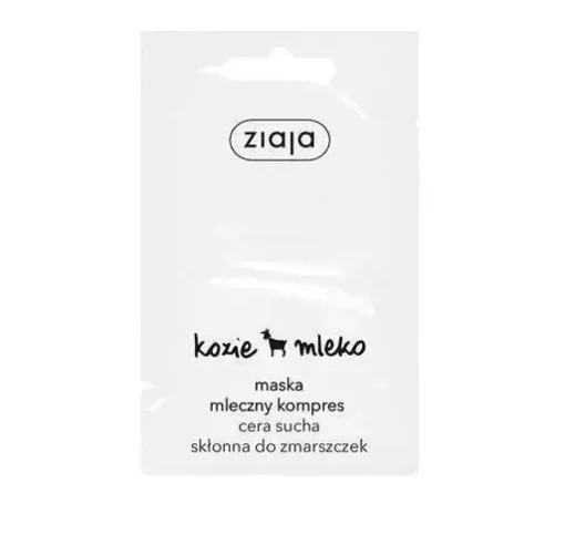 Kozie mleko maska mleczny kompres cera sucha 7ml
