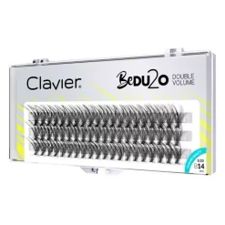 Kępki Rzęs BeDU2O 14 mm, skręt B – Double Volume