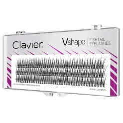 Kępki Rzęs Vshape – Jaskółki, Kardashianki, Fishtail 10mm