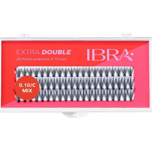 Kępki sztucznych rzęs EXTRA DOUBLE MIX