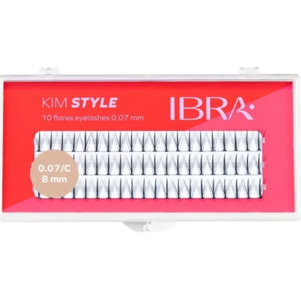 Kępki sztucznych rzęs KIM STYLE 8MM