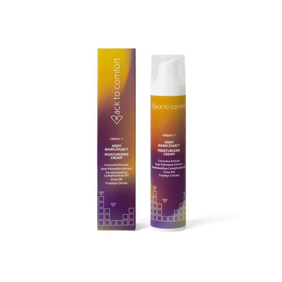 Krem nawilżający FRESH-Y z kurkumą i palmą sabałową 50 ml