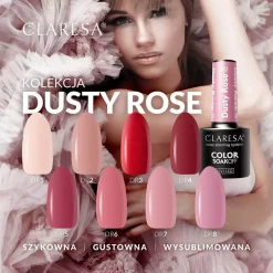 Lakier hybrydowy DUSTY ROSE 2  5g