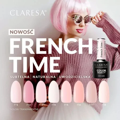 Lakier hybrydowy FRENCH TIME 6  5g