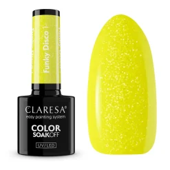 Lakier hybrydowy FUNKY DISCO 1 Yellow Groove 5g