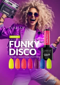 Lakier hybrydowy FUNKY DISCO 1 Yellow Groove 5g
