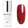 Lakier Hybrydowy Glitter Effect Base Red Shine 7,2 ml