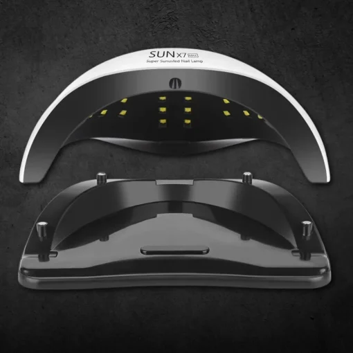 Lampa do paznokci UV LED 220W do hybryd żeli SUN X7 DUAL MAX LCD