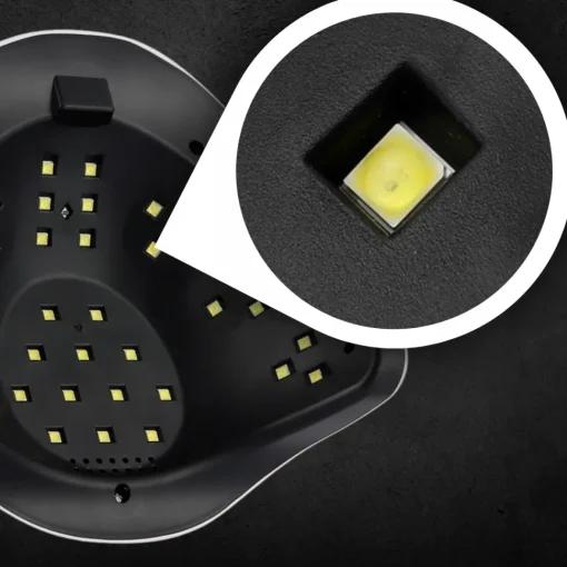 Lampa do paznokci UV LED 220W do hybryd żeli SUN X7 DUAL MAX LCD