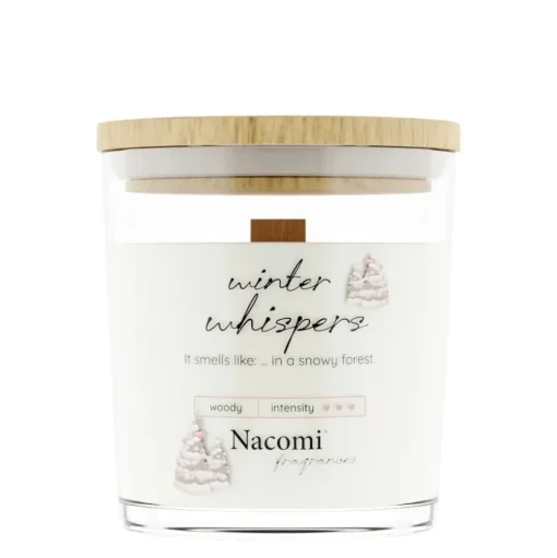 Mała świeca sojowa w słoiku Winter whispers 140g