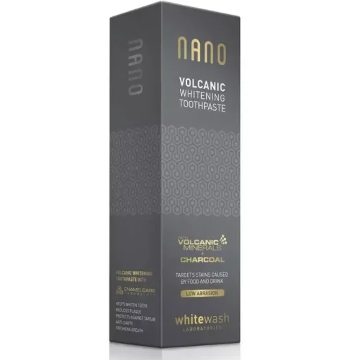 Nano Volcanic Whitening - wybielająca pasta do zębów z aktywnym węglem i wulkanicznymi minerałami - 75 ml
