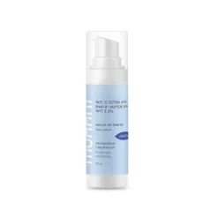 Napinająco-rozświetlające serum do twarzy z Witaminą C TETRA 6%, neuropeptydem SNAP 8™ Peptide 5% i Witaminą E 2% 30ml