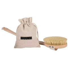 No.4 Szczotka do masażu ciała na sucho – miękkie włókno, wersja z kijem