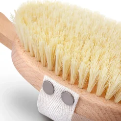 No.2P Szczotka do masażu ciała na sucho – włókno tampico, wersja z kijem