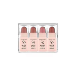 Nude Look Zestaw 4 matowych mini pomadek do ust Nude Look