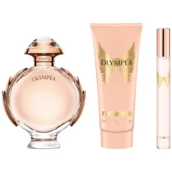Olympea zestaw woda perfumowana spray 80ml + balsam do ciała 100ml + woda perfumowana spray 10ml
