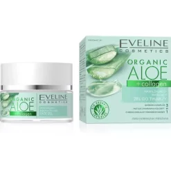 Organic Aloe + Collagen Nawilżająco-matujący żel do twarzy 50ml