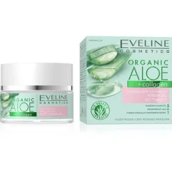 Organic Aloe + Collagen Nawilżająco-łagodzący krem-żel do twarzy 50ml