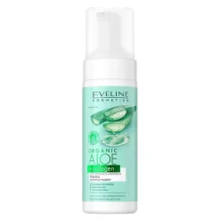 ORGANIC ALOE + COLLAGEN Oczyszczająco-łagodząca pianka do mycia twarzy 150 ml