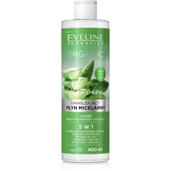 Organic Nawilżający płyn micelarny do demakijażu z aloesem 400ml