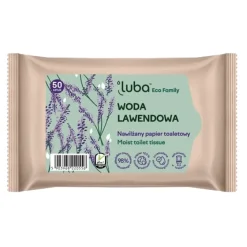 Papier toaletowy nawilżany Woda lawendowa 50 sztuk
