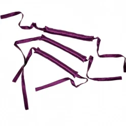 Papilot jedwabny - Plum 3 szt