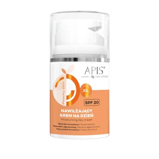 PEACHY SKIN Nawilżający krem na dzień SPF 20 / 50 ml