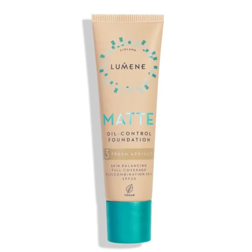 Podkład matujący MATTE 3 Fresh Apricot SPF 20, 30ml