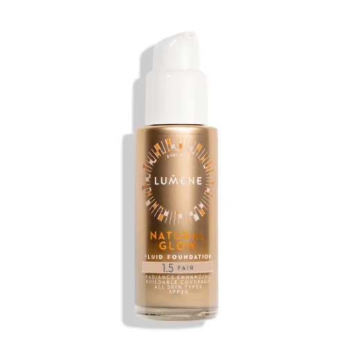 Podkład rozświetlający NATURAL GLOW 1.5 Fair SPF 20, 30ml